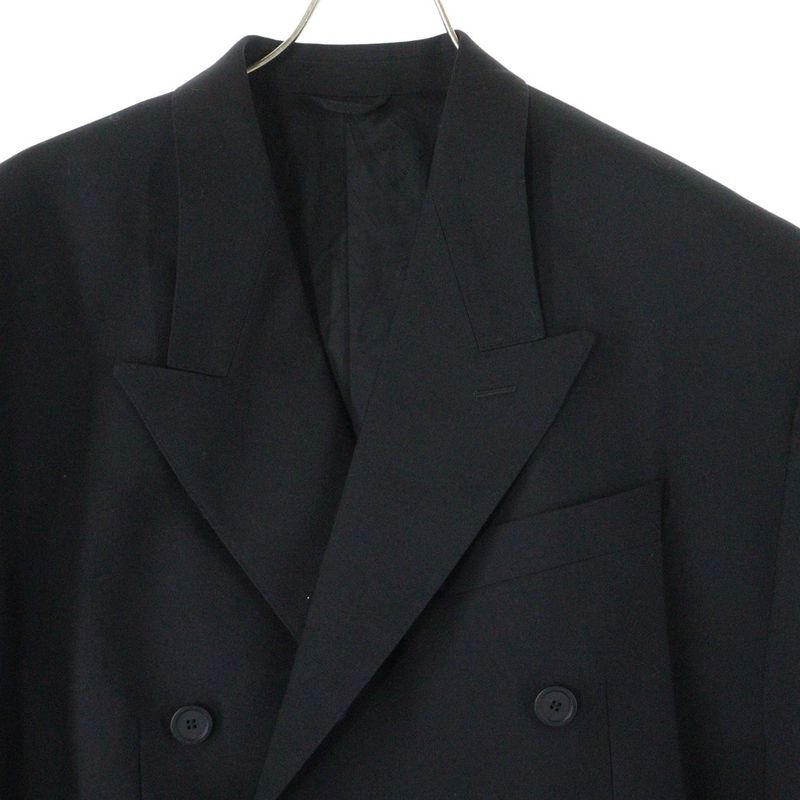 Balenciaga 23AW Folded Tailored Jacket Folded Oversized Peaked Lapel Tailored