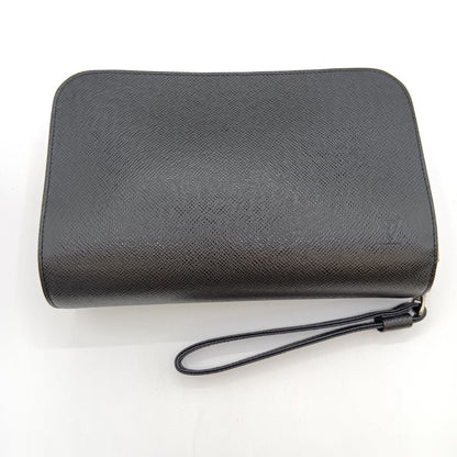 Louis Vuitton Taiga Baikal Ardoise Second Bag M30182 Black