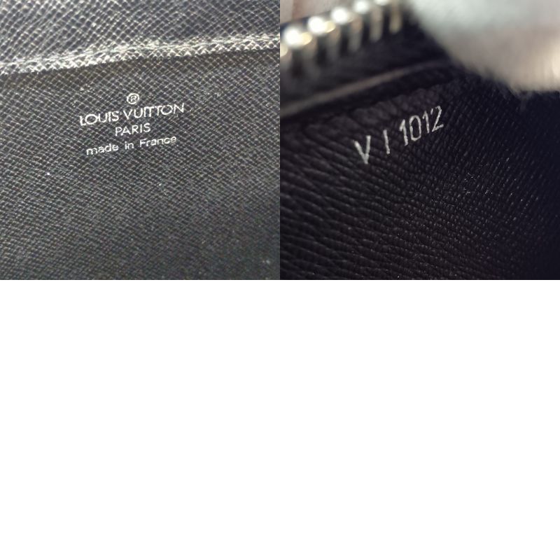 Louis Vuitton Taiga Baikal Ardoise Second Bag M30182 Black
