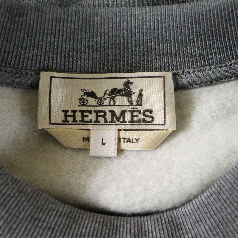 Hermes Punk H Crewneck Sweater Punk H Crewneck Long Sleeve Sweatshirt Sweater