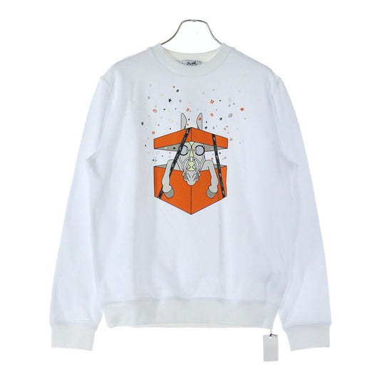 Hermes 24SS Boite Surprise Boite Surprise Box Crew Neck Long Sleeve Sweatshirt