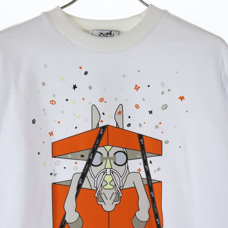 Hermes 24SS Boite Surprise Boite Surprise Box Crew Neck Long Sleeve Sweatshirt