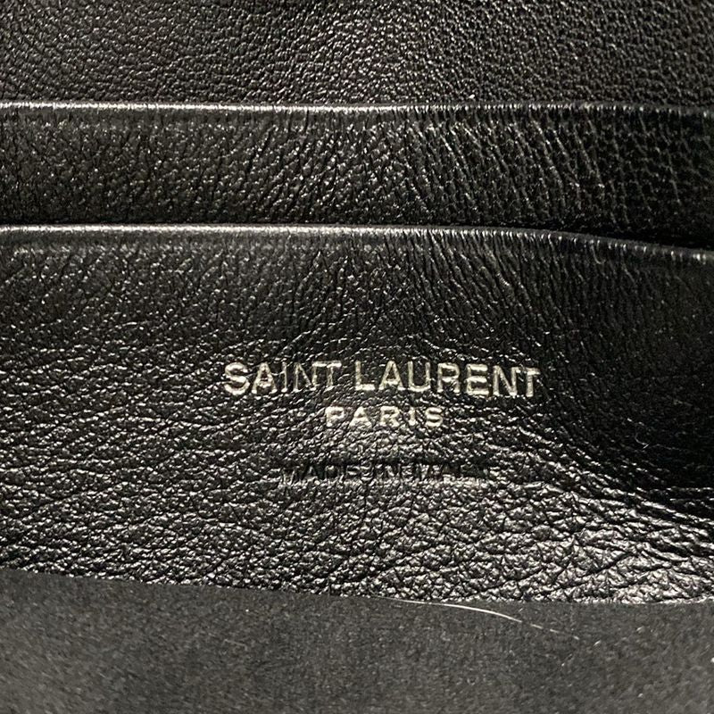 Saint Laurent Paris Bag Teddy Black Chain / Shape Leather