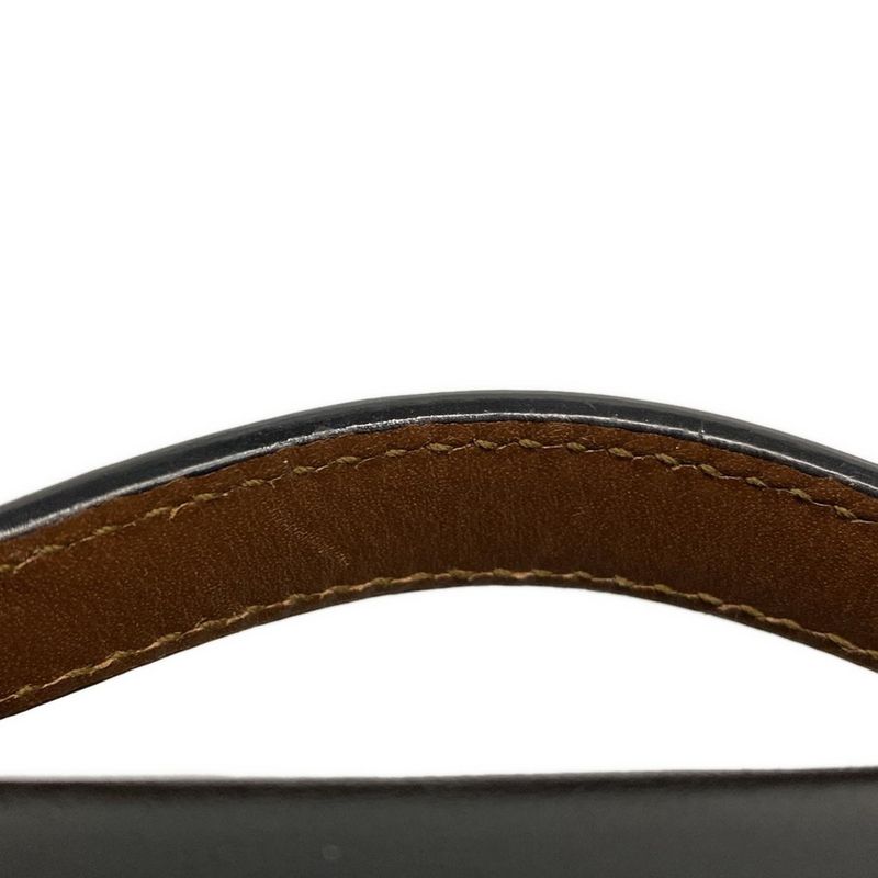 Gucci Handbag Padlock GG Supreme Dark Brown Ivory and Black Leather