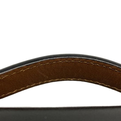 Gucci Handbag Padlock GG Supreme Dark Brown Ivory and Black Leather