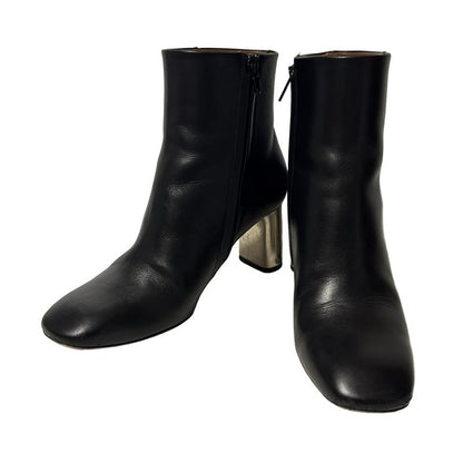 Celine Short Boots 36 Women - Black and Silver Leather