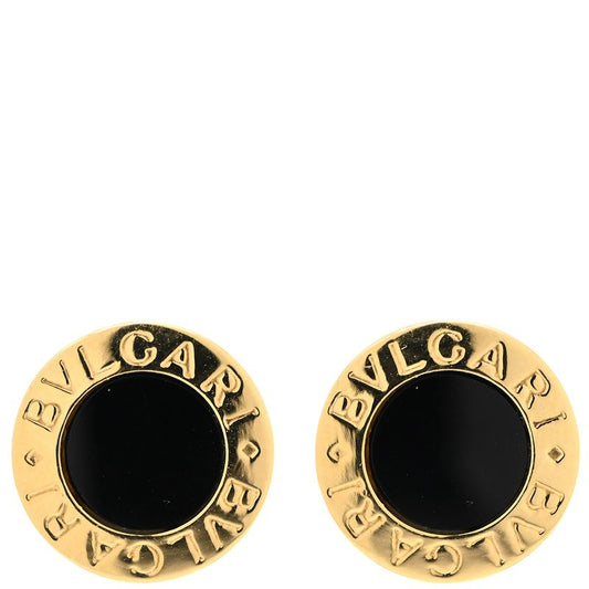 Bvlgari Earrings Bvlgari 18k Yellow Gold Onyx Yellow Gold 18k 750 18k Onyx Black