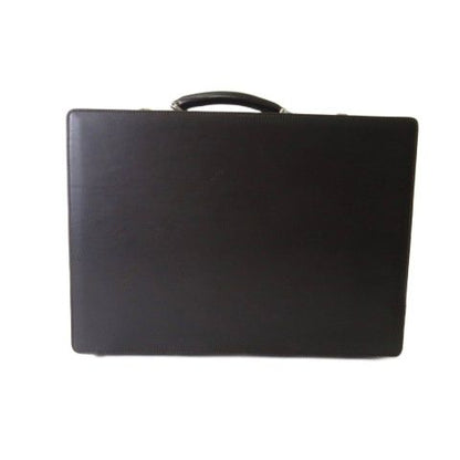 Gucci Trunk Briefcase Leather Dark Brown