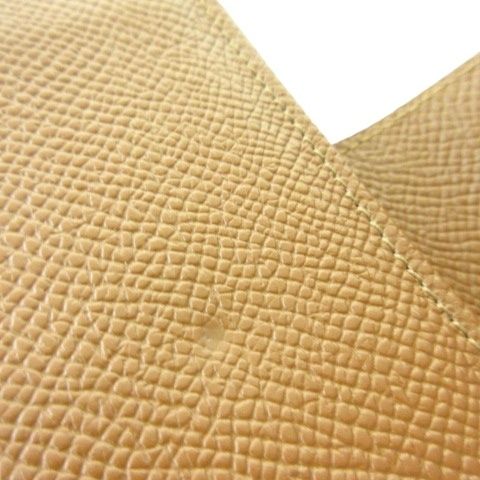 Bulgari Bvlgari Card Case Business Card Holder Leather Brown