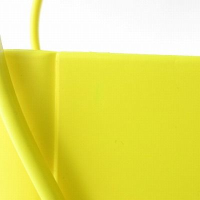 Bottega Veneta Arco Mini Tote Handbag Rubber Yellow AA