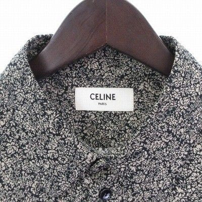 Celine 20AW Viscose Floral Print Shirt Floral Pattern All Over Long Sleeves