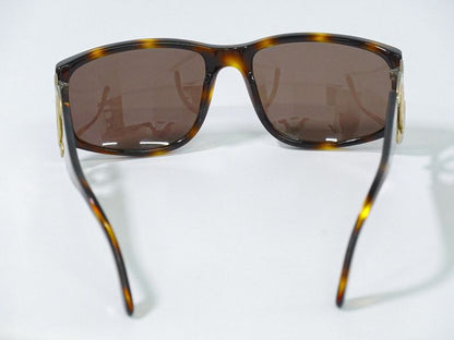 Authentic Chanel Coco Mark Tortoiseshell Pattern Sunglasses Eyewear Plastic GP