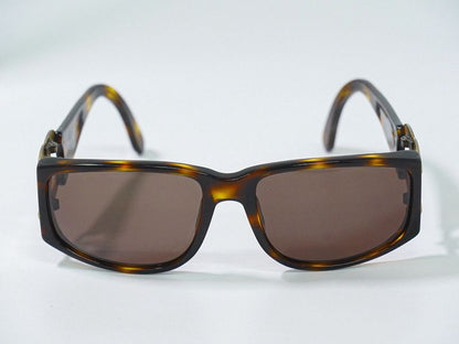 Authentic Chanel Coco Mark Tortoiseshell Pattern Sunglasses Eyewear Plastic GP