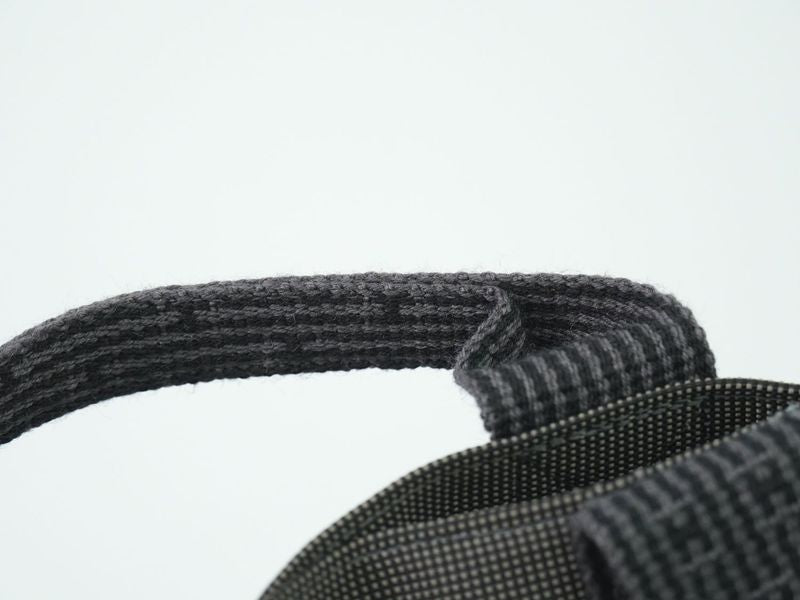 Authentic Hermes Her Line Ado MM Backpack Sac Backpack Canvas Gray Her Line Ado