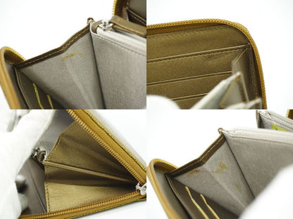 Authentic Chanel Coco Mark Round Zipper Long Wallet Long Wallet Caviar Skin