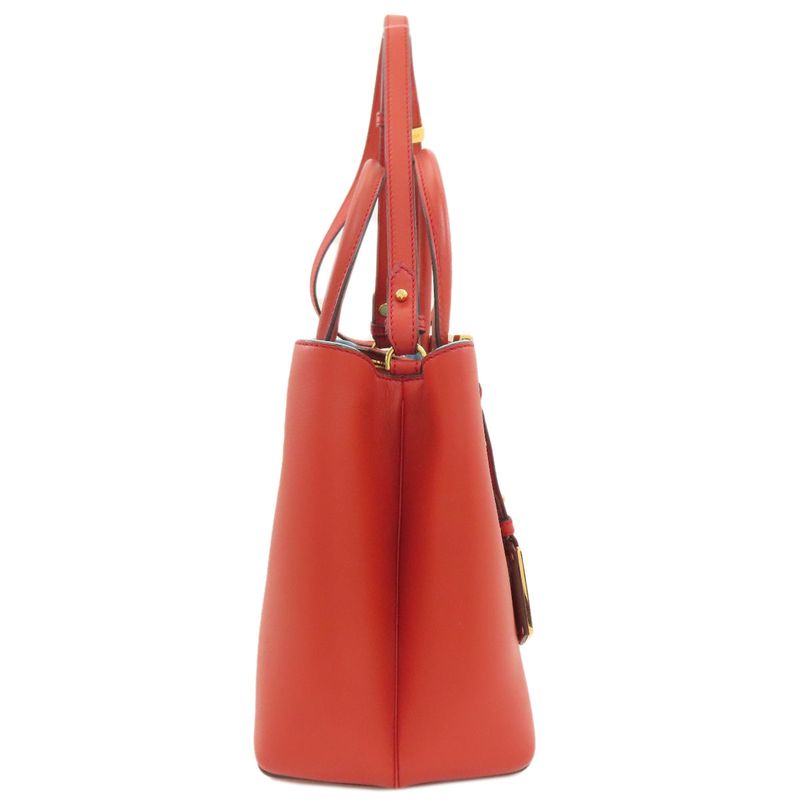 Fendi Toughre 2WAY Handbag Calf Women