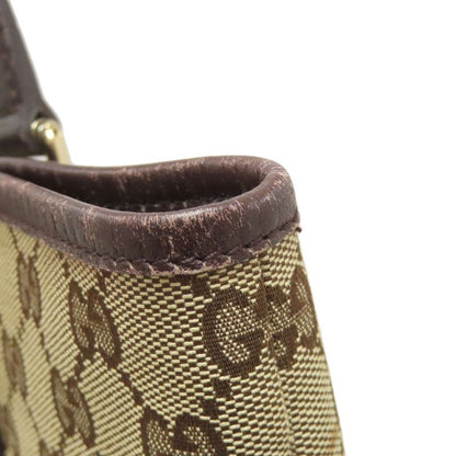 Gucci 162899 GG Sherry Line Tote Bag Canvas Women