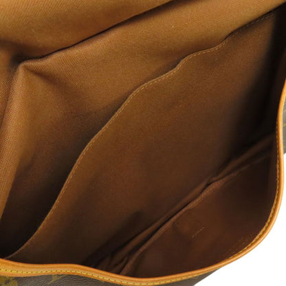 Louis Vuitton M42254 Saumur 35 Shoulder Bag Monogram Canvas Women