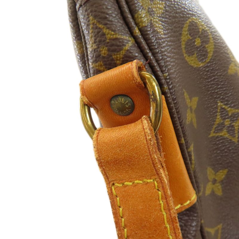 Louis Vuitton M51112 Sac Ballard Shoulder Bag Monogram Canvas Women