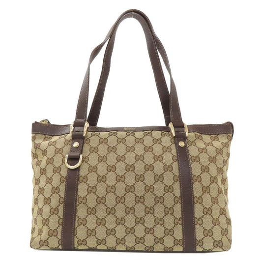 Gucci 141470 Abby GG Pattern Tote Bag Canvas Women