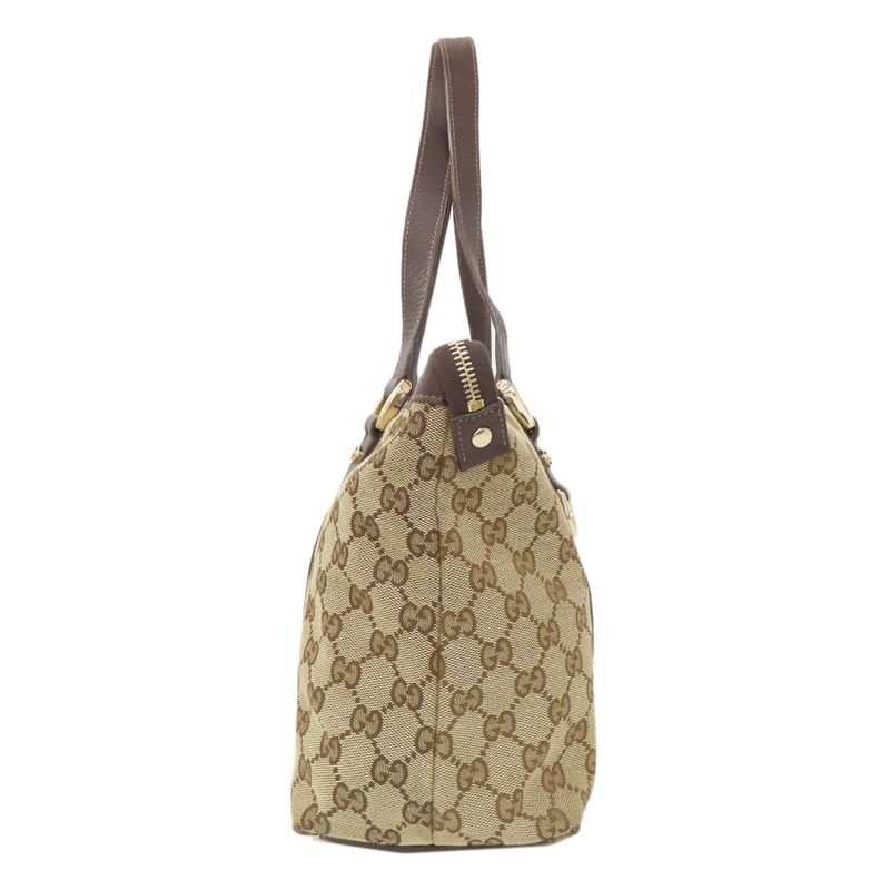 Gucci 141470 Abby GG Pattern Tote Bag Canvas Women