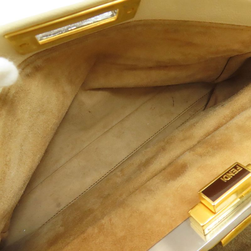 Fendi Peekaboo 2-way Handbag Calf Halaco Women