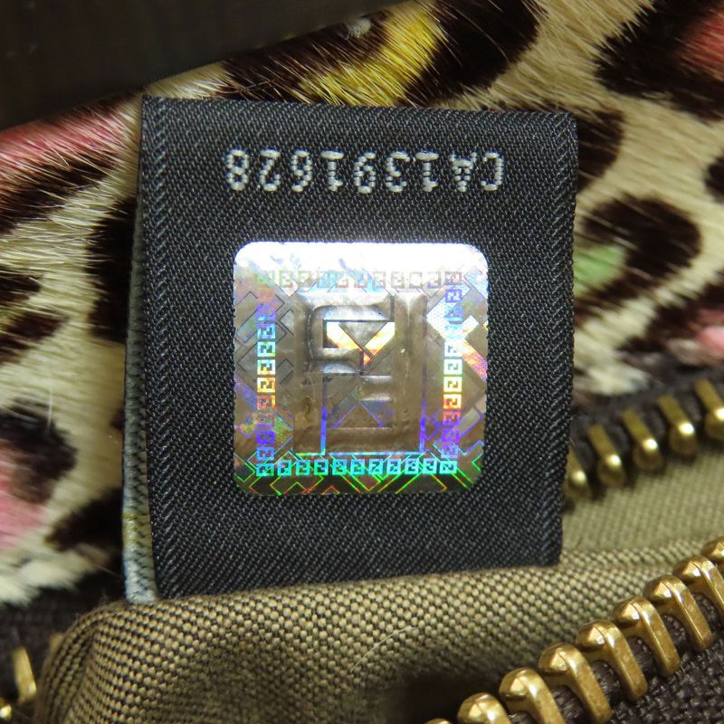 Fendi Peekaboo 2-way Handbag Calf Halaco Women