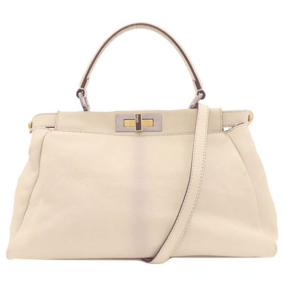 Fendi Peekaboo 2-way Handbag Calf Halaco Women