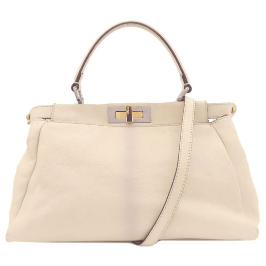 Fendi Peekaboo 2-way Handbag Calf Halaco Women