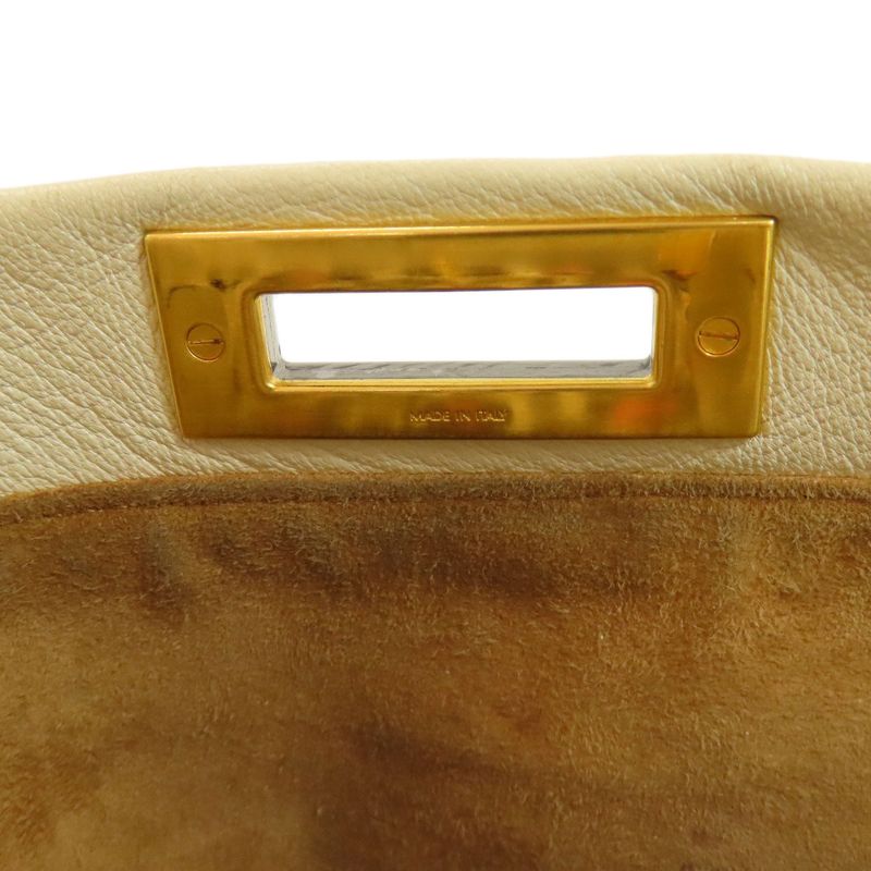 Fendi Peekaboo 2-way Handbag Calf Halaco Women