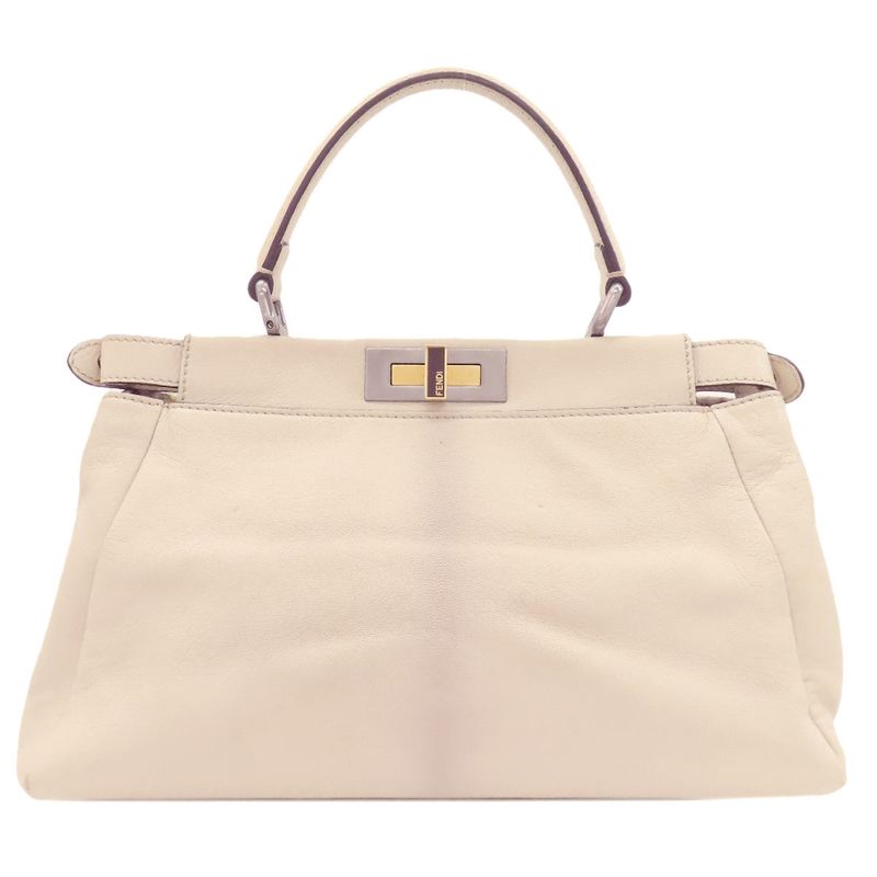 Fendi Peekaboo 2-way Handbag Calf Halaco Women