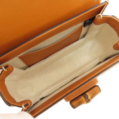 Gucci 681137 Bamboo 2-way Hip Bag/waist Bag Calf Women