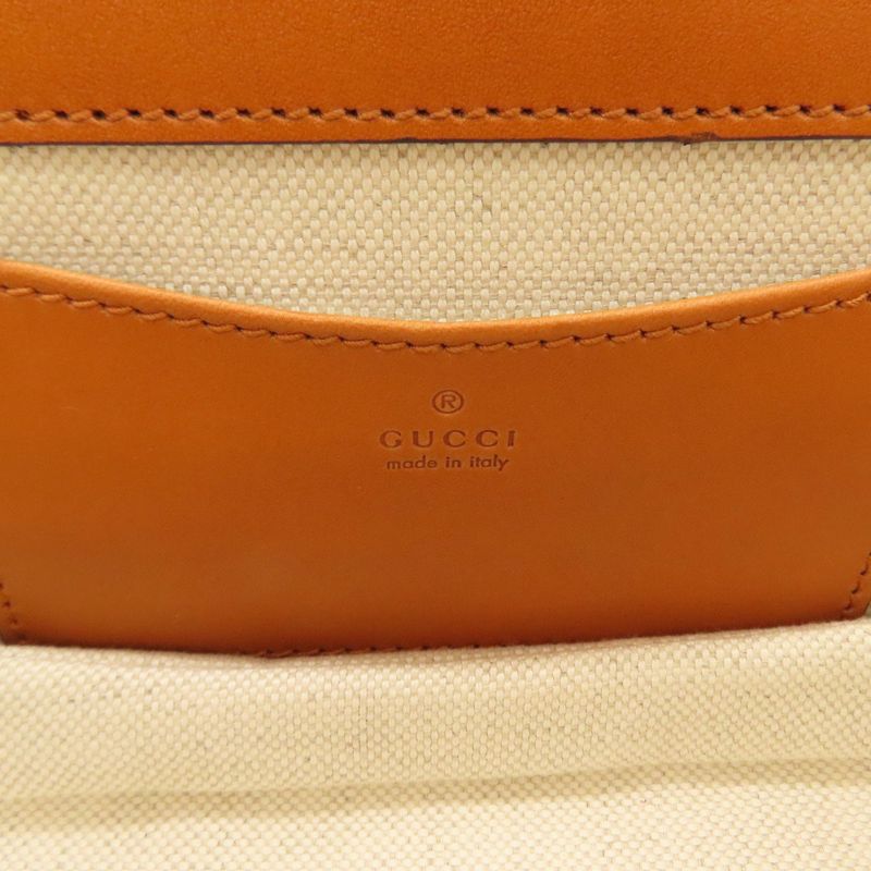 Gucci 681137 Bamboo 2-way Hip Bag/waist Bag Calf Women