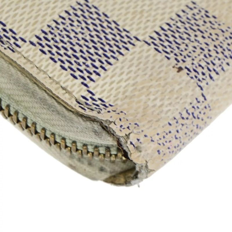 Louis Vuitton Long Wallet LV Wallet Zippy Wallet Damier Set Of 3 38bs021
