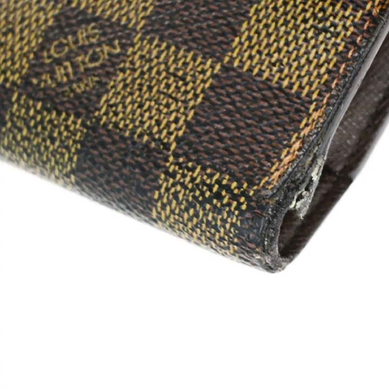 Louis Vuitton Long Wallet LV Wallet Zippy Wallet Damier Set Of 3 38bs021