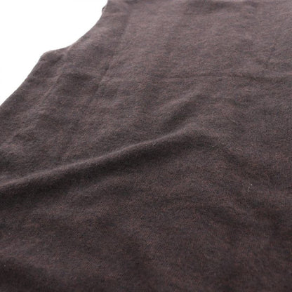 Hermes Knit Bolduc Ribbon Orange X Brown Silk Cashmere Top Women's Used C