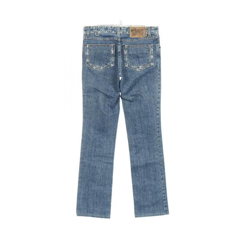 Louis Vuitton Denim Pants Monogram Cotton Monogram Denim Pants Women Used a
