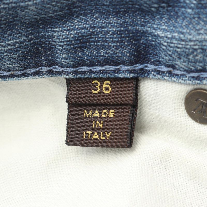 Louis Vuitton Denim Pants Monogram Cotton Monogram Denim Pants Women Used a
