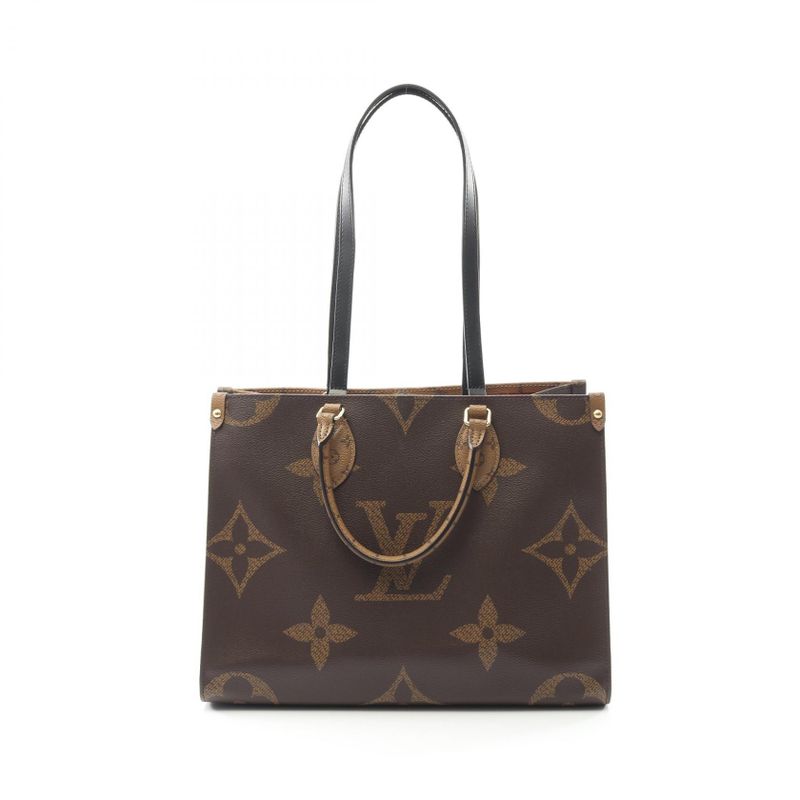 Louis Vuitton Tote Bag on-the-Go MM Monogram Giant Reverse M45321 PVC Coated