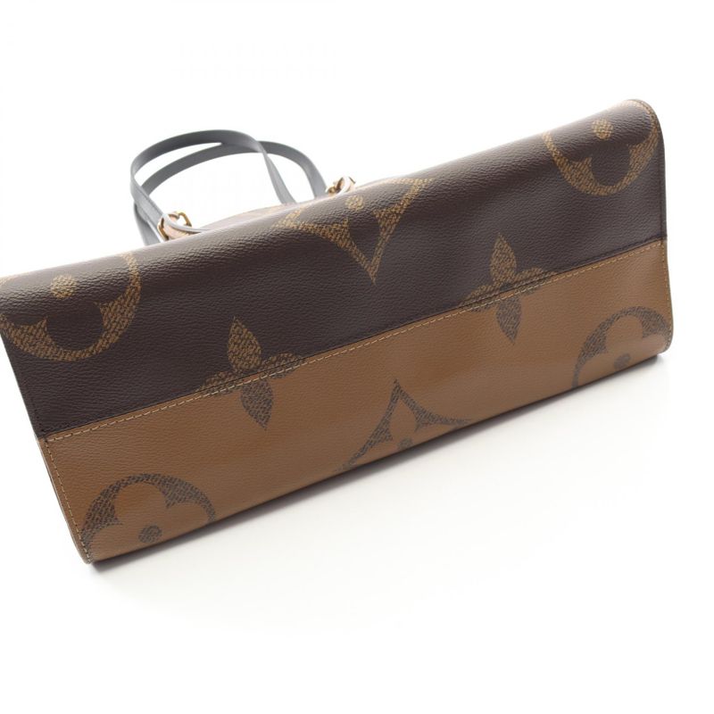 Louis Vuitton Tote Bag on-the-Go MM Monogram Giant Reverse M45321 PVC Coated