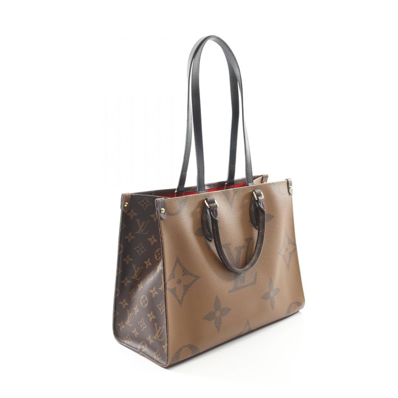 Louis Vuitton Tote Bag on-the-Go MM Monogram Giant Reverse M45321 PVC Coated