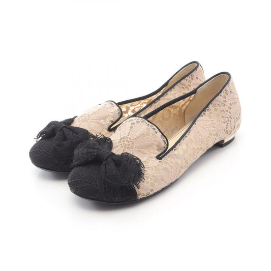 Chanel Beige Black Other Slip-on Women's Used a