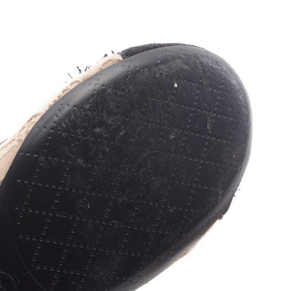 Chanel Beige Black Other Slip-on Women's Used a