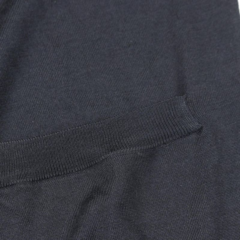 Prada Cardigan Dna00s Navy Wool Knit Cardigan Women's Never Used