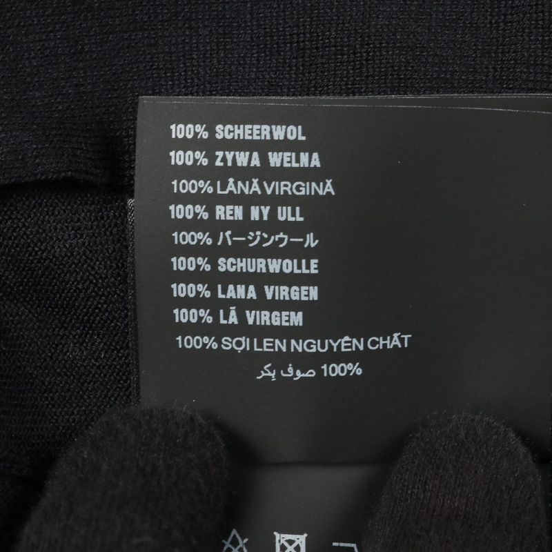 Prada Cardigan Dna00s Navy Wool Knit Cardigan Women's Never Used