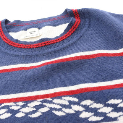 Hermes Knit Canoe Chaine D'ancre 3e2615d4 Cashmere Silk Knit Women Used C