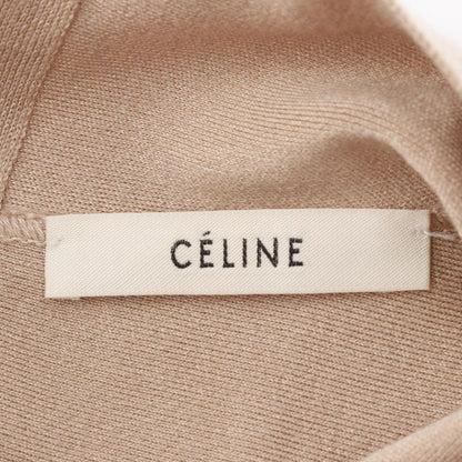 Celine Knit 2 3cu7 7253 Beige Rayon Wool Celine Top Laneen Women Used B