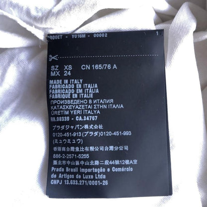 Prada Short Sleeve T-Shirt Size XS Women - White and Navy Crew Neck