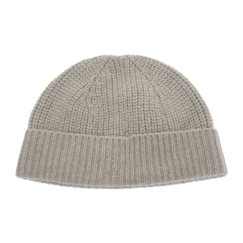 Celine Triomphe 2aa32384d Knit Cap Hat Cashmere Gray Men Ladies Unisex Fall