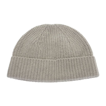 Celine Triomphe 2aa32384d Knit Cap Hat Cashmere Gray Men Ladies Unisex Fall